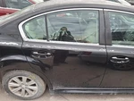 2011 Subaru Legacy Used Rear Right Door Assembly Black 147K Miles Local Pickup. Price: $300.95.