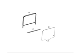 Genuine Mercedes-benz Side Window Pane 463-730-08-01 New. Price: $244.79.