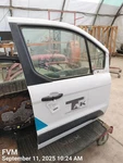 Right Wht Front Door Assembly Oem 14-18 Ford Transcnct Used. Price: $235.00.