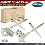 2X Front L&r Power Window Regulator For Dodge D100 D150 D200 D250 D300 Plymouth New. Price: $71.79.