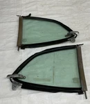 1970 1971 Dodge Body Fastback Quarter Windows & Brackets Side Glass Latch Used. Price: $399.99.