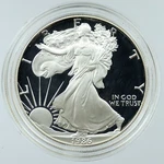 1986 United States Usa American Eagle & Liberty Proof Silver Dollar Coin I117792 Ungraded. Price: $1126.20.
