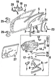 Genuine Gm Door Glass 20753360 New. Price: $43.74.