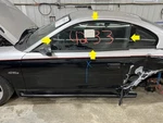 94-00 Ford Mustang Driver Left Front Door Glass Window Only Used. Price: $110.00.