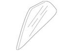 Genuine Nissan Quarter Glass 82263-5RB0A New. Price: $82.83.