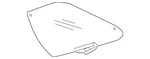 Genuine Audi Door Glass 4E0-845-021-F New. Price: $72.51.