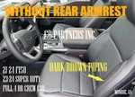 Ford F150 New Takeoff Black Leather Cover Dark Brown Pipe 2021-2026. Price: $323.99.