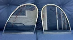 Jaguar Daimler Pair Rear Quarter 1/4 Window Glass MK2 S-type Used. Price: $45.00.