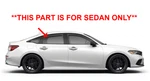For 2022-2025 Honda Civic 4 Dr Sedan Passenger/right Side Rear Door Window Glass New. Price: $108.00.