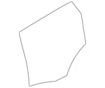 Genuine Volvo Movable Glass 32293238 New. Price: $804.22.