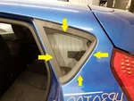 2011 Ford Fiesta Driver Left Quarter Glass Window Only Used. Price: $110.00.