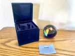 Glass Eye Studio Saturn Orb Celestial Series W/ Felt Box And Insert Used. Price: $87.00.