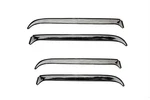Auto (avs) Side Window Deflector - Ventshade; 2 Pc.; Stainless New. Price: $76.05.