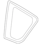 Genuine Toyota Quarter Glass 62720-0R010 New. Price: $181.74.