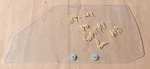 1979-1986 Mercury Capri / 1979-1982 Ford Mustang Door Window Glass (lh) Used. Price: $125.00.