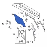 Genuine Ford Door Glass M2DZ-9821411-A New. Price: $276.74.