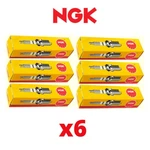 6X Ngk Spark Plugs For Jeep Cherokee Kj 3.7 01- 08 Nickel New. Price: $55.04.