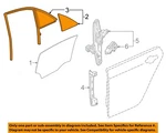 Gm Oem 14-19 Cts Rear Door Glass Hardware-fixed 23446986 New. Price: $258.04.