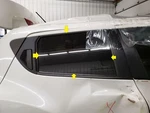 2013 Nissan Juke Privacy Tint Rear Passenger Side Door Glass Window Only Used. Price: $110.00.
