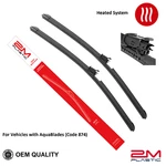 Front Windshield Wiper Blade For Mercedes E400 E450 E53 Amg With Heated Washer New. Price: $59.90.