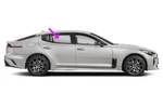 For 2018-2023 Kia Stinger Passenger/right Side Rear Door Window Glass New. Price: $138.99.