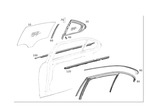 Genuine Mercedes-benz Window Fixed 213-730-05-55 New. Price: $183.30.