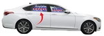 2021-2024 Genesis G80 4D Sedan Door Rear Right Solar FD29243 Gty New. Price: $119.99.