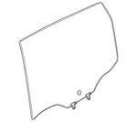 Genuine Nissan Door Glass 82301-7LF1A New. Price: $188.65.