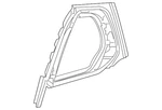 Genuine Mercedes-benz Vent Window Assembly 254-730-07-00 New. Price: $205.79.