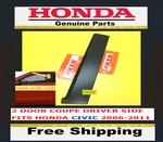 Door Molding Window Trim Cover Glass Driver Side For 06-11 Honda Civic Coupe 2DR Used. Price: $44.45.