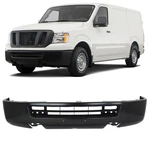 Black Steel Front Bumper Face Bar For 2012-2021 Nissan NV1500 NV2500 NV3500 New. Price: $419.00.