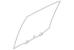 Genuine Nissan Door Glass 82301-3BA0A New. Price: $151.88.