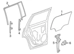 Gm Oem 15-20 Escalade Rear Door Glass Hardware-fixed 85170133 New. Price: $110.00.