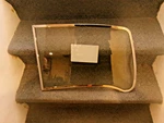 Jaguar XK120 Drophead Windshield Windscreen Right Frame With Glass Used. Price: $280.00.