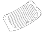 Genuine Mitsubishi Lift Gate Glass 90300W090P New. Price: $795.66.