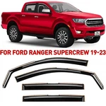 Side Window Deflectors Rain Guards 2019-2023 Ford Ranger Supercrew New. Price: $59.39.
