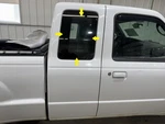 98-11 Ford Ranger Passenger Right Rear Door Glass Window Only Used. Price: $110.00.