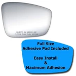 Mirror Glass + Full Size Adhesive Pad For Volkswagen Jetta, Beetle Passenger ... New. Price: $27.26.