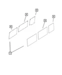 Genuine Mopar Quarter Window Glass Left 68283335AA New. Price: $736.23.