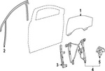 Genuine Gm Door Glass 84822742 New. Price: $162.34.