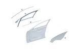 Genuine Mercedes-benz Side Window Pane 223-720-66-05 New. Price: $1062.00.