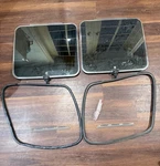 1975-1991 Ford E150 E250 Rear Back Glass Window Pop Out Mirrored Used. Price: $398.00.
