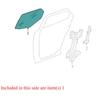 DD10915GTN 2009 Dodge Charger Driver Rear, Left Door Glass Used. Price: $99.99.