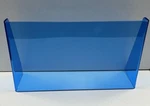 27" Blue Center Or Side Boat Windshield, 15" High New. Price: $145.00.