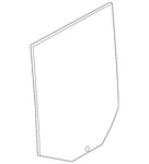 Pilkington Oem Land Rover LR3, LR4, L320 Door Glass: L,r - CVB500310 (M5540) Used. Price: $67.99.