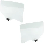 Set Of 2 Door Glasses Rear Left-and-right & For Mazda 3 14-18 Pair New. Price: $97.61.