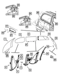 Genuine Mopar Backlite 5182657AB New. Price: $272.51.