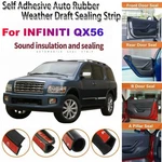 Door Rubber Seal Strips Weather Draft Wind Noise Reduction K For Infiniti QX56 New. Price: $59.98.