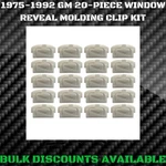 1975-1984 Cadillac Deville Glass Window Windshield Molding Trim Reveal Clips Gm New. Price: $11.16.