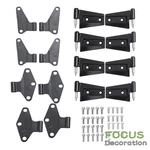 For Jeep Wrangler Jk 2007-2018 Body Door Hinge Replacement Set Powder Coat 16PCS New. Price: $62.39.